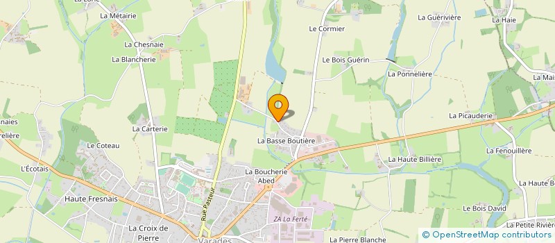 localisation de l'entreprise MADAME CELINE DEROUET à LOIREAUXENCE