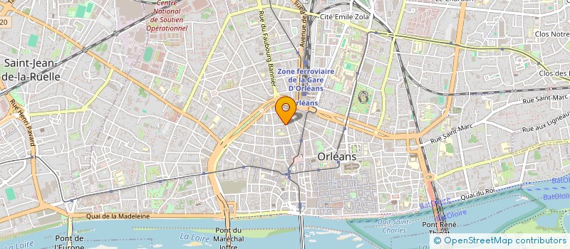 localisation de l'entreprise MADAME CELINE DEROUETTE  ORLEANS