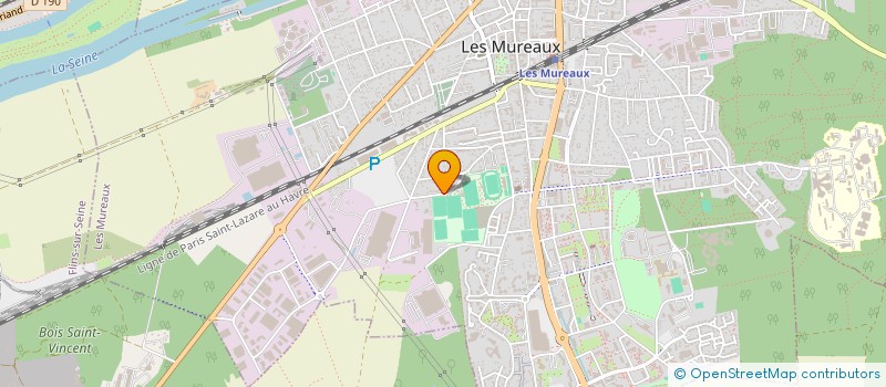 localisation de l'entreprise MADAME CELINE DEROUIN à LES MUREAUX