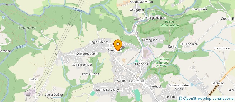 localisation de l'entreprise MADAME CELINE DEROUINEAU  EDERN