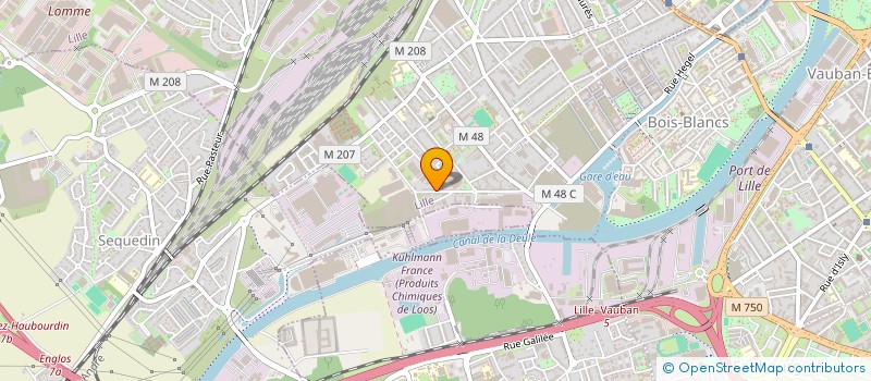 localisation de l'entreprise MADAME CELINE DERUMEZ à LILLE