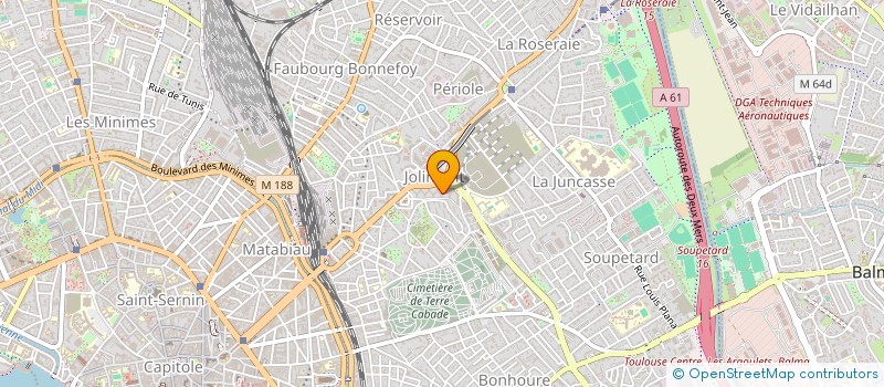 localisation de l'entreprise MADAME CELINE DESAUBLIAUX à TOULOUSE