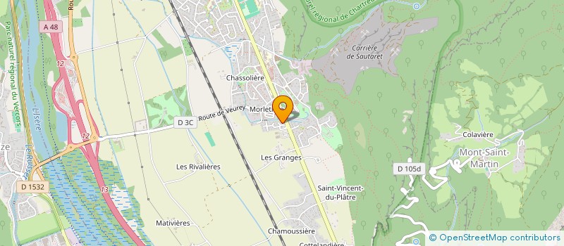 localisation de l'entreprise MADAME CELINE DESBIOLLES  VOREPPE