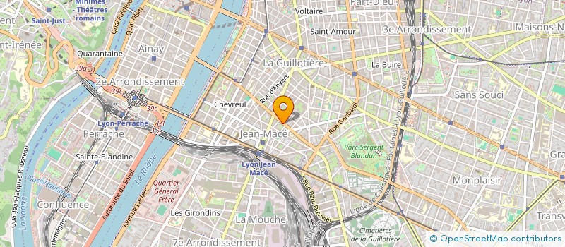 localisation de l'entreprise MADAME CELINE DESBRUERES  LYON