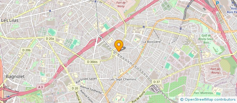 localisation de l'entreprise MADAME CELINE DESCAMPS à MONTREUIL
