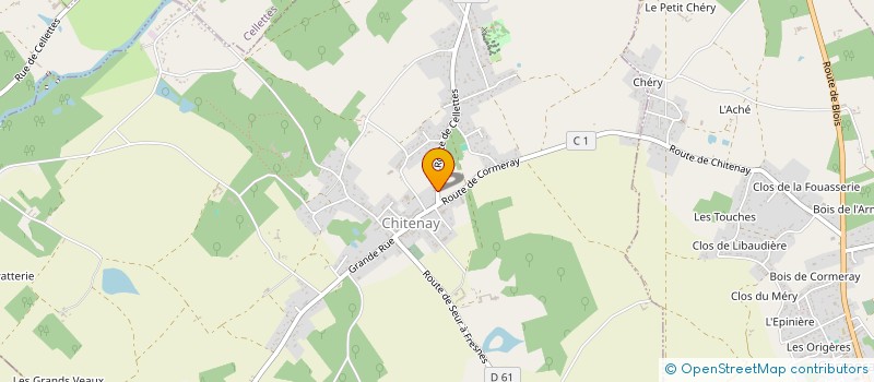 localisation de l'entreprise MADAME CELINE DESCHA  CHITENAY