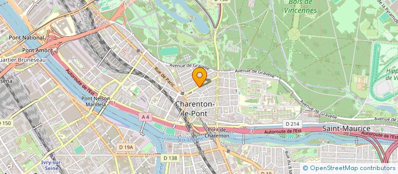 localisation de l'entreprise MADAME CELINE DESCHAMPS  CHARENTON-LE-PONT