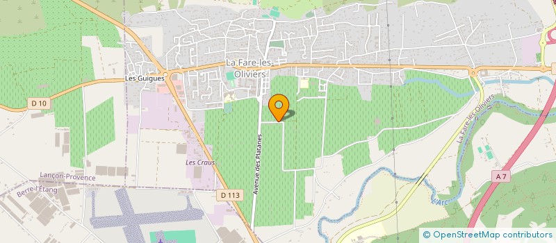 localisation de l'entreprise MADAME CELINE DESCHODT  LA FARE-LES-OLIVIERS