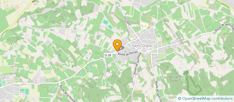 localisation de l'entreprise MADAME CELINE DESCOMBES  SAINT-DIDIER