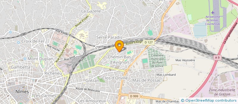 localisation de l'entreprise MADAME CELINE DESCORME  NIMES