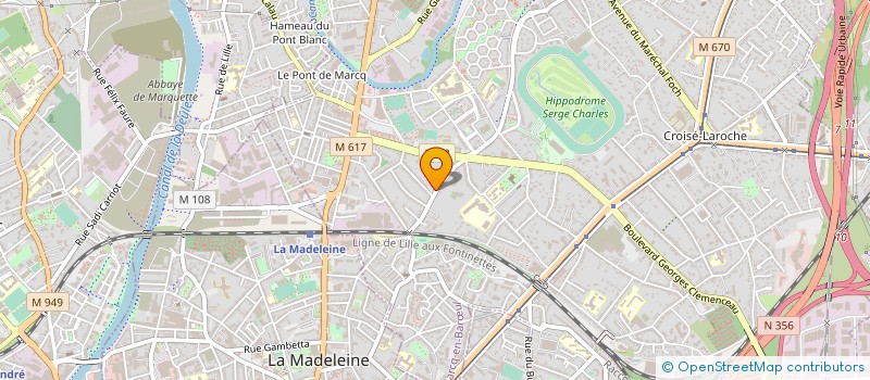 localisation de l'entreprise MADAME CELINE DESHAYES à MARCQ-EN-BARŒUL