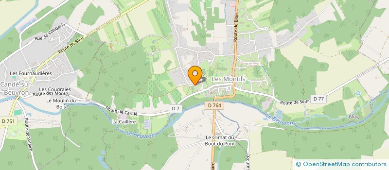 localisation de l'entreprise MADAME CELINE DESPRETZ  LES MONTILS