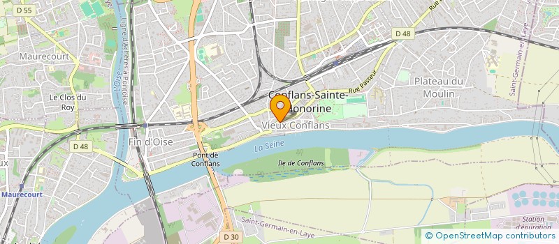 localisation de l'entreprise MADAME CELINE DETHEVE à CONFLANS-SAINTE-HONORINE