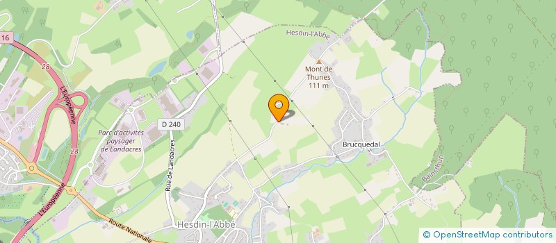 localisation de l'entreprise MADAME CELINE DETREMMERIE  HESDIN-L'ABBE