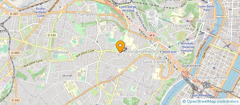 localisation de l'entreprise MADAME CELINE DEVILLARD  LYON