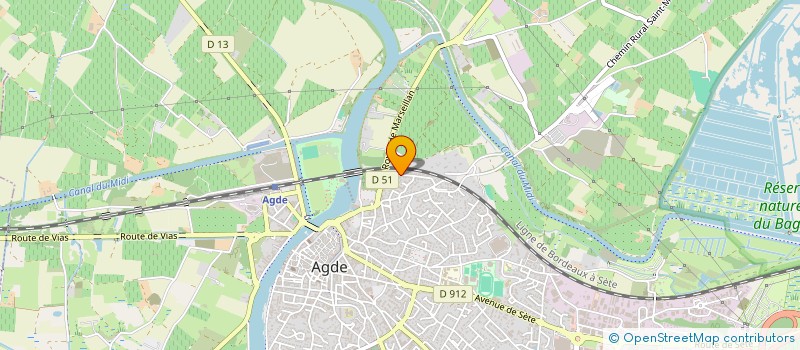 localisation de l'entreprise MADAME CELINE DEVILLERS  TEYRAN