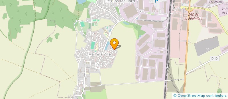 localisation de l'entreprise MADAME CELINE DEVIMEUX  MARLY-LA-VILLE