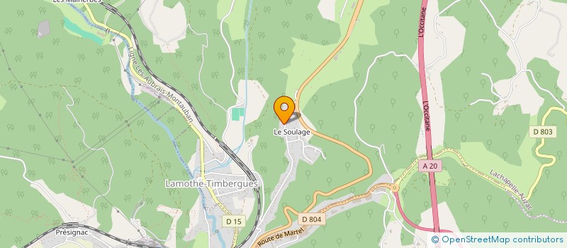 localisation de l'entreprise MADAME CELINE DEVOS  LACHAPELLE-AUZAC