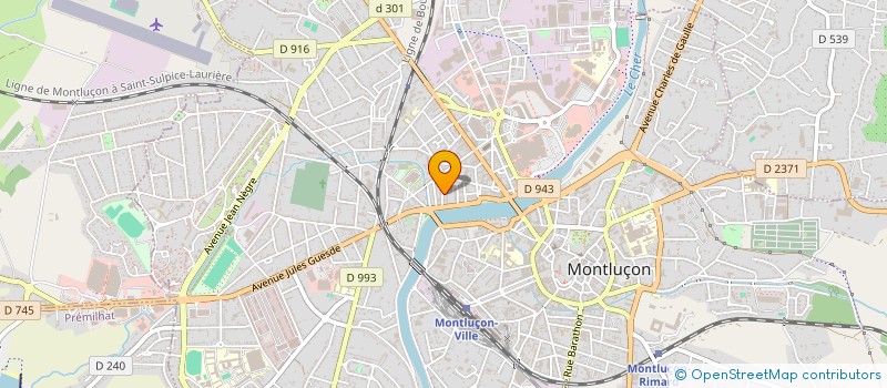 localisation de l'entreprise MADAME CELINE DEVREEZE à MONTLUCON