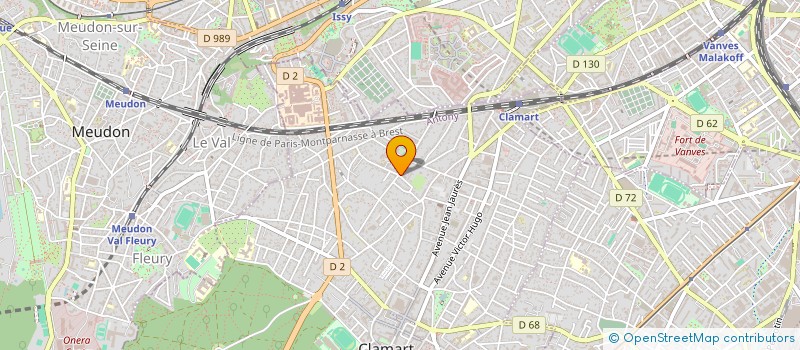 localisation de l'entreprise MADAME CELINE DEVULDER à CLAMART