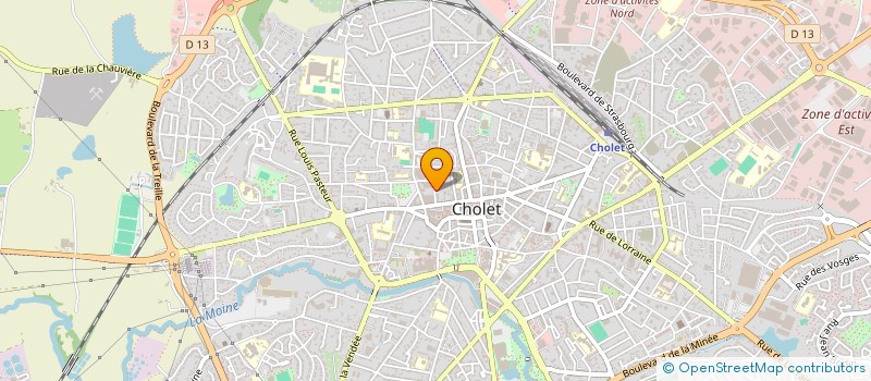 localisation de l'entreprise MADAME CELINE DHAINAUT à CHOLET