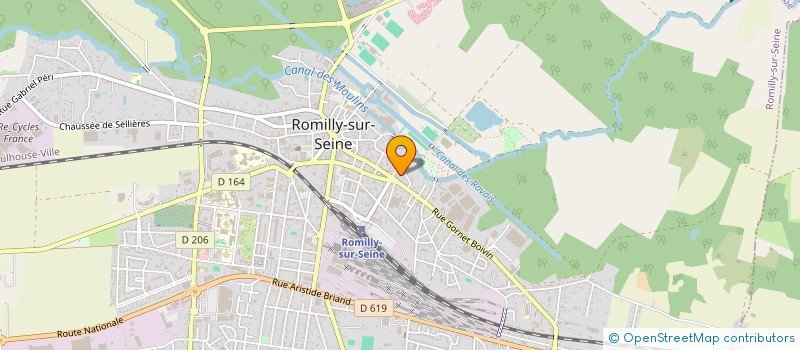 localisation de l'entreprise MADAME CELINE DHAUSSY  ROMILLY-SUR-SEINE