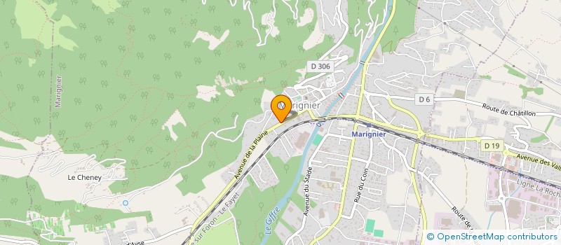 localisation de l'entreprise MADAME CELINE DIAS  MARIGNIER