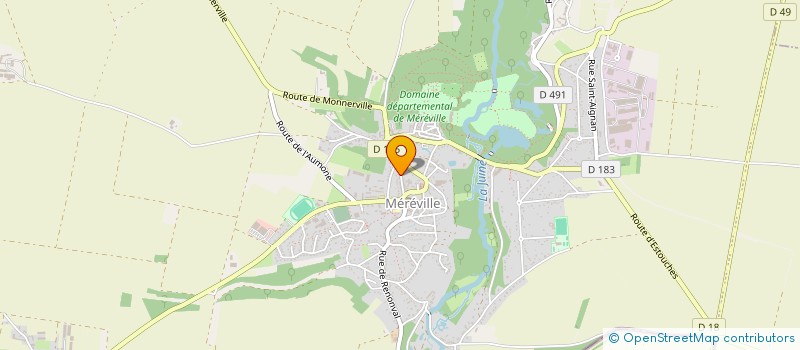 localisation de l'entreprise MADAME CELINE DICKESCHEID  LE MEREVILLOIS