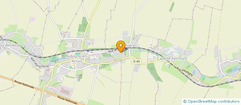 localisation de l'entreprise MADAME CELINE DOMART  AGNIERES