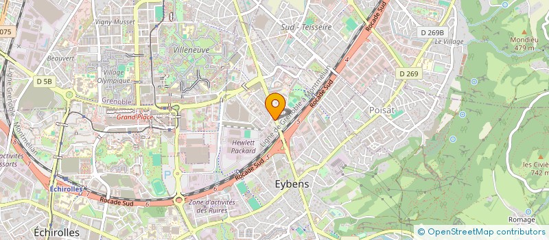 localisation de l'entreprise MADAME CELINE DOMINGUES  EYBENS