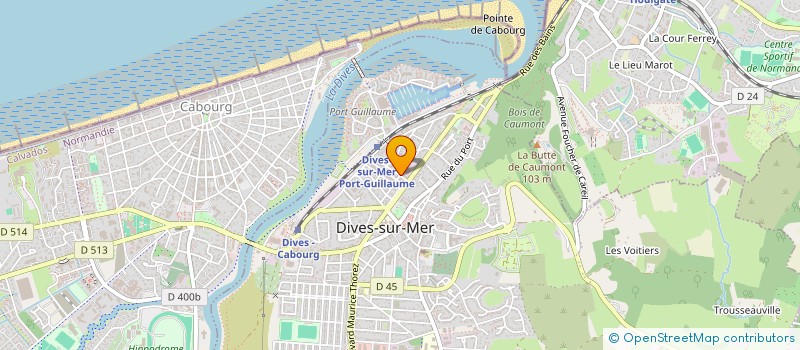 localisation de l'entreprise MADAME CELINE DOMINGUEZ  DIVES-SUR-MER