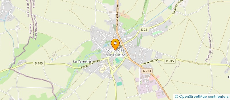 localisation de l'entreprise MADAME CELINE DORAT  COULONGES-SUR-L'AUTIZE