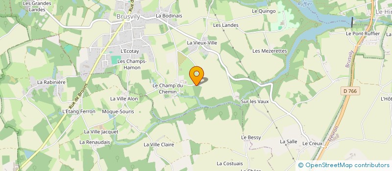 localisation de l'entreprise MADAME CELINE DORE  BRUSVILY