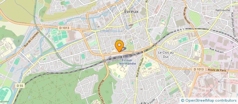 localisation de l'entreprise MADAME CELINE DORIVAL  EVREUX