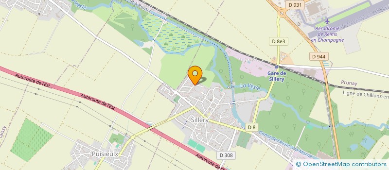 localisation de l'entreprise MADAME CELINE DORLEANS  SILLERY