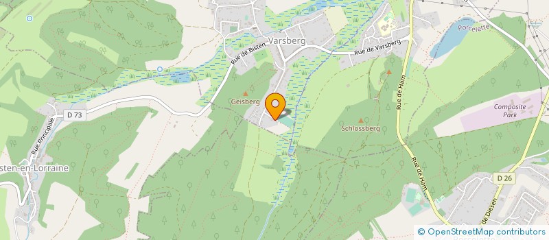 localisation de l'entreprise MADAME CELINE DORN  VARSBERG