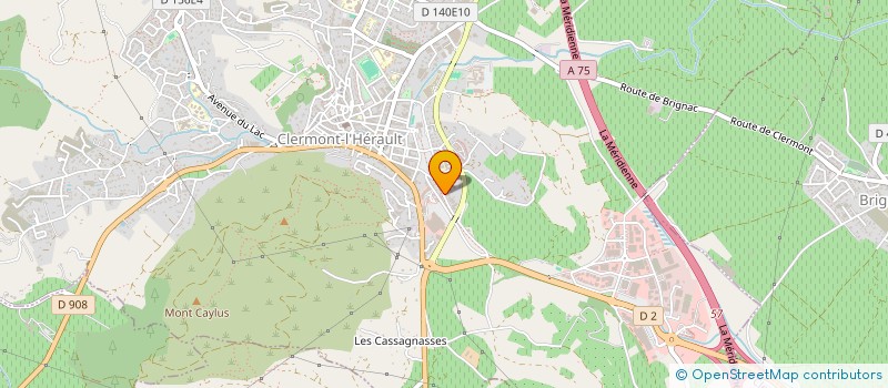 localisation de l'entreprise MADAME CELINE DORS  CLERMONT-L'HERAULT