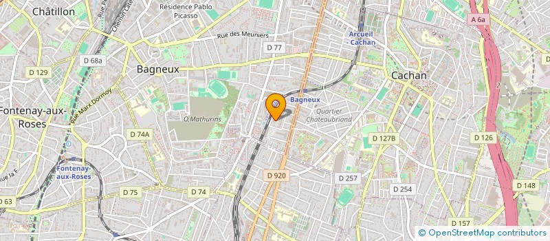 localisation de l'entreprise MADAME CELINE DOSPITAL  BAGNEUX