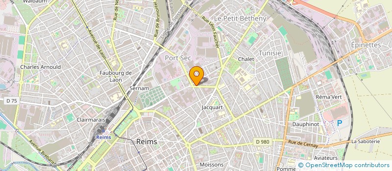localisation de l'entreprise MADAME CELINE DOURDON  REIMS