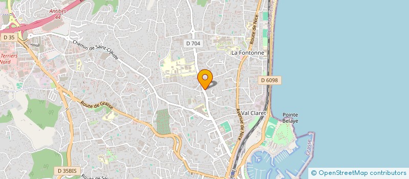 localisation de l'entreprise MADAME CELINE DOYET  ANTIBES