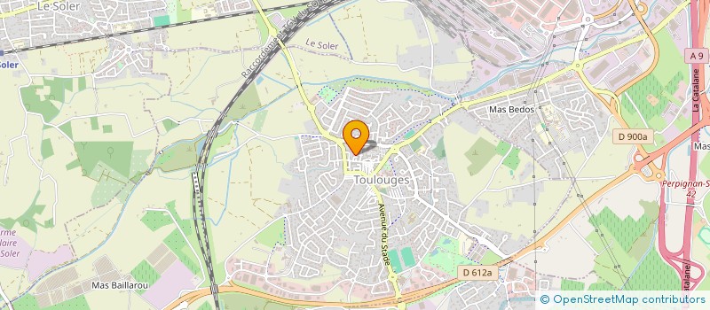 localisation de l'entreprise MADAME CELINE DRANSART  TOULOUGES