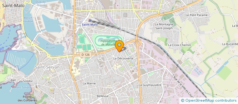 localisation de l'entreprise MADAME CELINE DRENO  SAINT-MALO