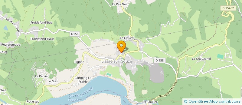 localisation de l'entreprise MADAME CELINE DROUILHET à SAINT-PANTALEON-DE-LARCHE