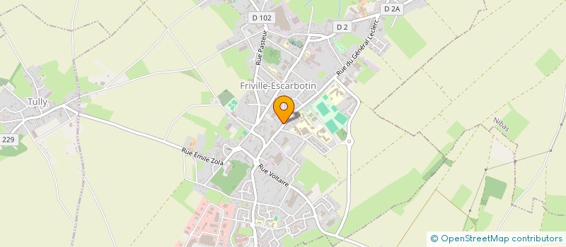 localisation de l'entreprise MADAME CELINE DROUOT  FRIVILLE-ESCARBOTIN