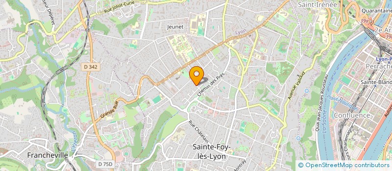 localisation de l'entreprise MADAME CELINE DUBANCHET à SAINTE-FOY-LES-LYON