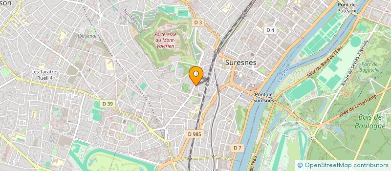 localisation de l'entreprise MADAME CELINE DUBOIS à SURESNES