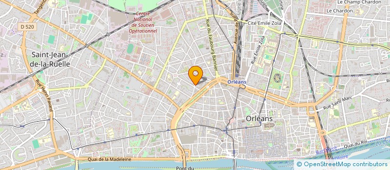 localisation de l'entreprise MADAME CELINE DUBOIS  ORLEANS