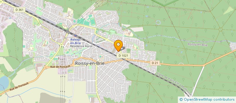 localisation de l'entreprise MADAME CELINE DUBREUIL  ROISSY-EN-BRIE