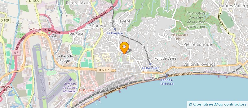 localisation de l'entreprise MADAME CELINE DUBREUIL à CANNES