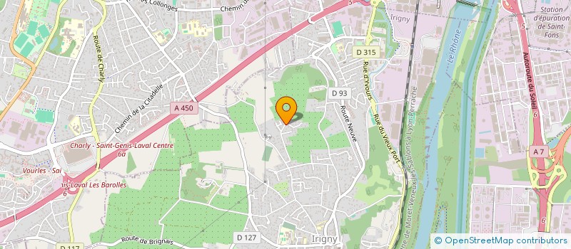 localisation de l'entreprise MADAME CELINE DUBREUIL  IRIGNY